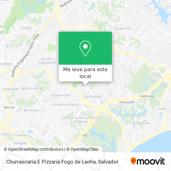 Churrascaria E Pizzaria Fogo de Lenha mapa