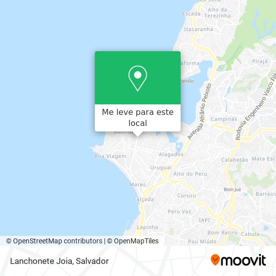 Lanchonete Joia mapa