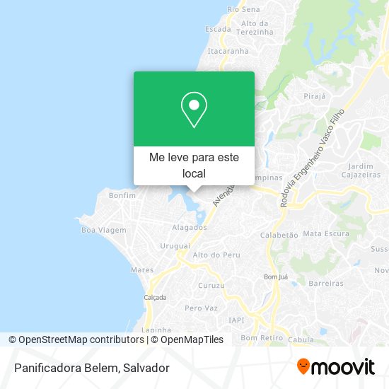 Panificadora Belem mapa