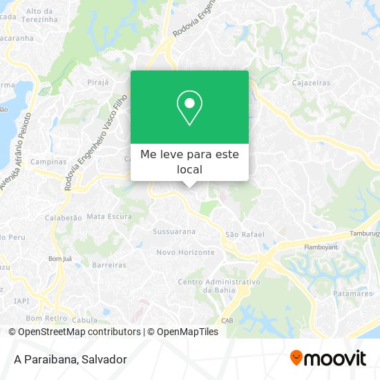 A Paraibana mapa