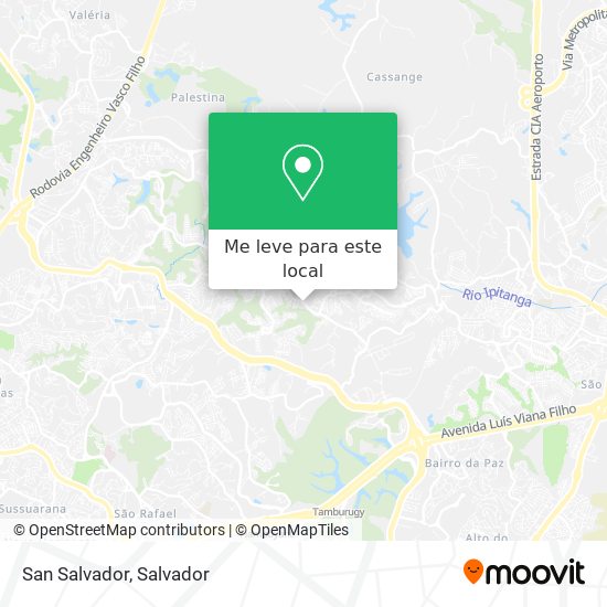 San Salvador mapa