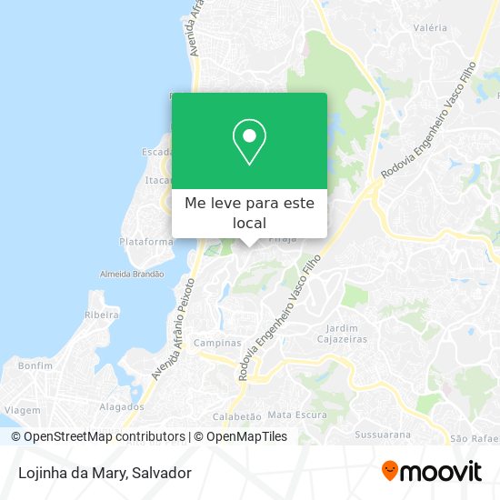 Lojinha da Mary mapa