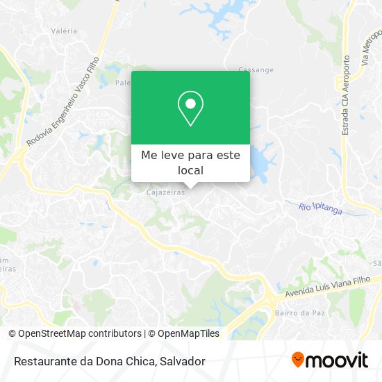 Restaurante da Dona Chica mapa