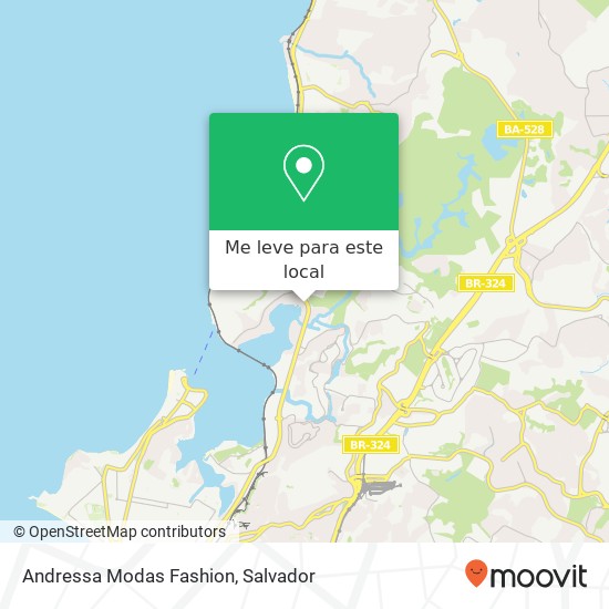 Andressa Modas Fashion, Estrada dos Cabritos, 219 São João do Cabrito Salvador-BA 40717-000 mapa