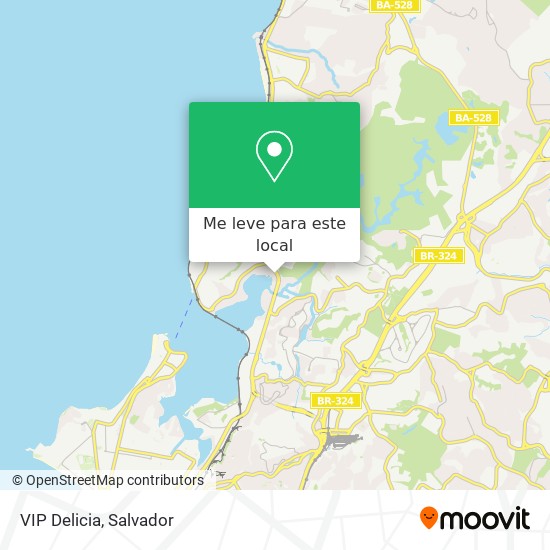 VIP Delicia mapa