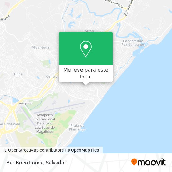 Bar Boca Louca mapa