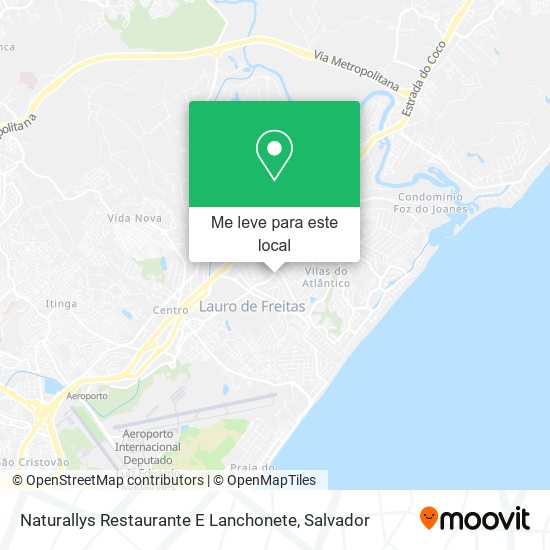 Naturallys Restaurante E Lanchonete mapa