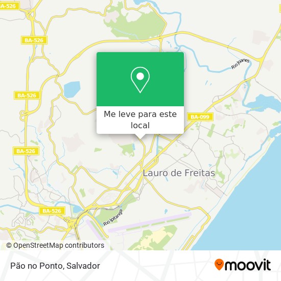 Pão no Ponto mapa