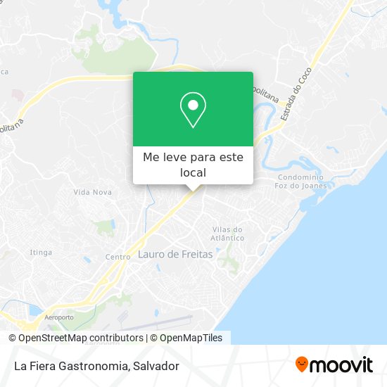 La Fiera Gastronomia mapa