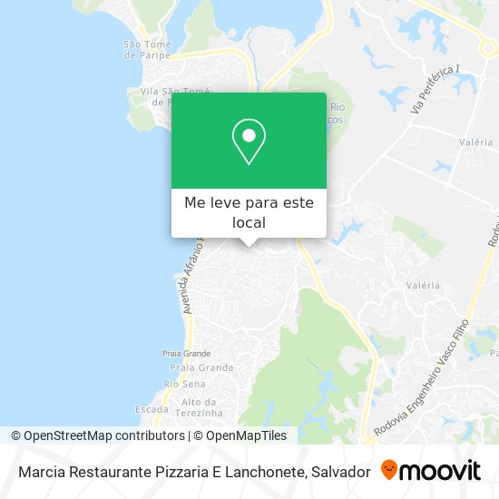 Marcia Restaurante Pizzaria E Lanchonete mapa