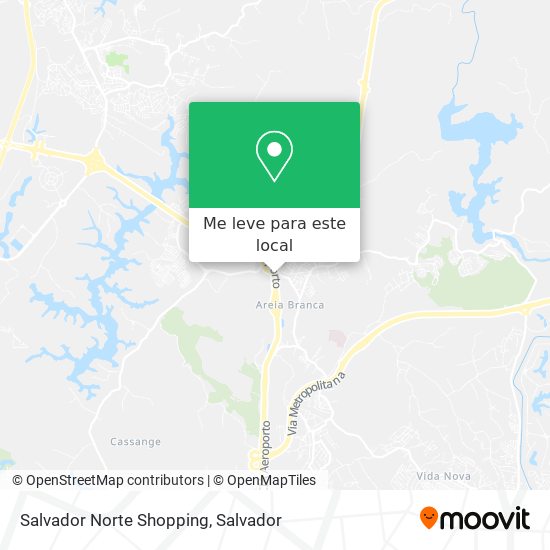 Salvador Norte Shopping mapa