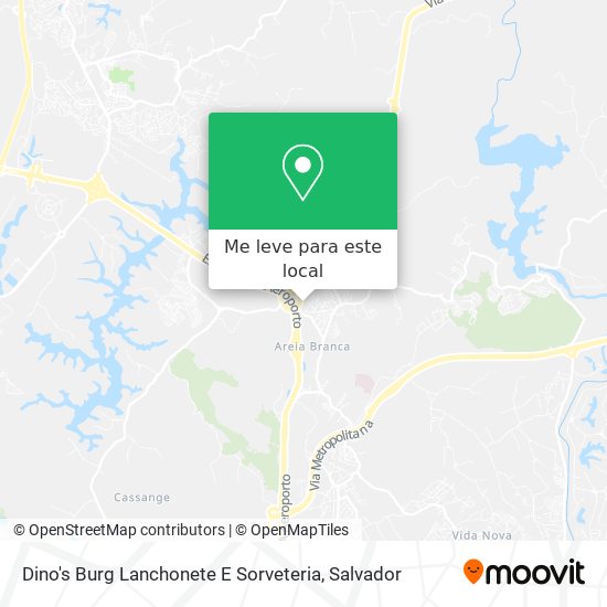 Dino's Burg Lanchonete E Sorveteria mapa