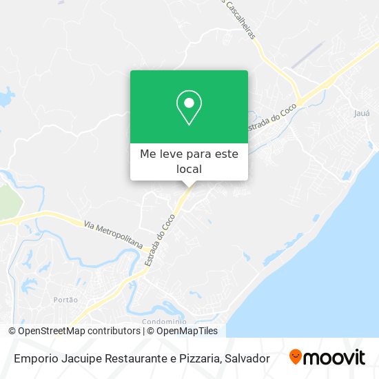 Emporio Jacuipe Restaurante e Pizzaria mapa