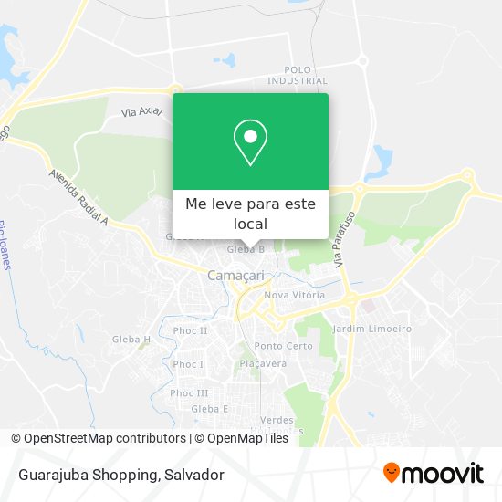 Guarajuba Shopping mapa