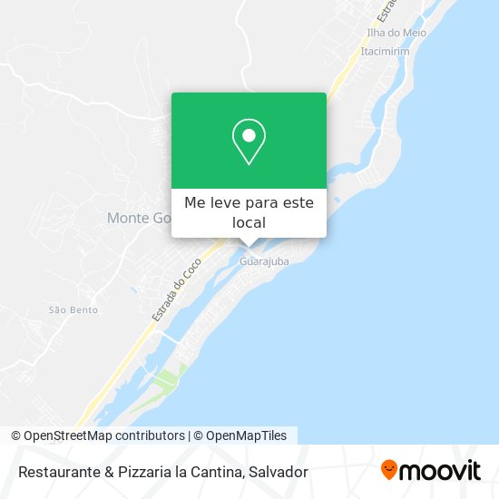 Restaurante & Pizzaria la Cantina mapa