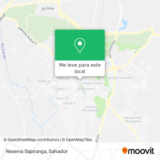 Reserva Sapiranga mapa