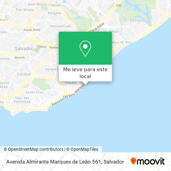 Avenida Almirante Marques de Leão 561 mapa
