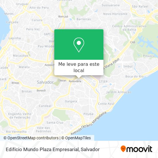 Edifício Mundo Plaza Empresarial mapa