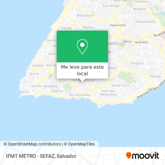 IFMT METRO - SEFAZ mapa