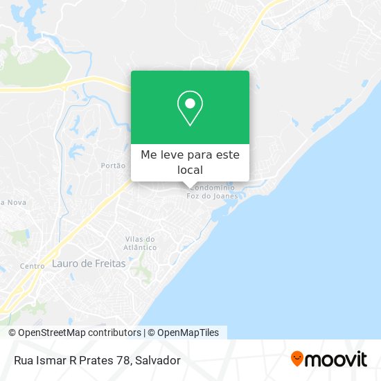 Rua Ismar R Prates 78 mapa