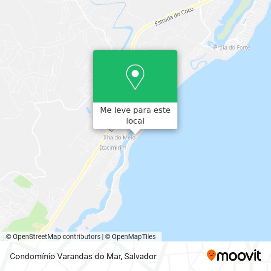 Condomínio Varandas do Mar mapa