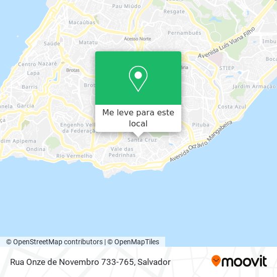 Rua Onze de Novembro 733-765 mapa