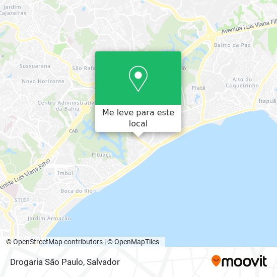 Drogaria São Paulo mapa