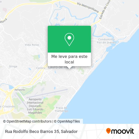 Rua Rodolfo Beco Barros 35 mapa