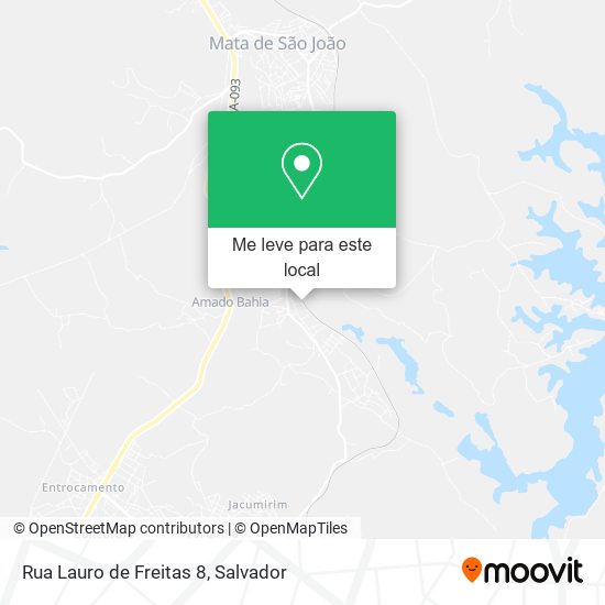 Rua Lauro de Freitas 8 mapa