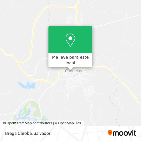Brega Caroba mapa