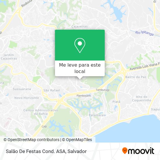 Salão De Festas Cond. ASA mapa