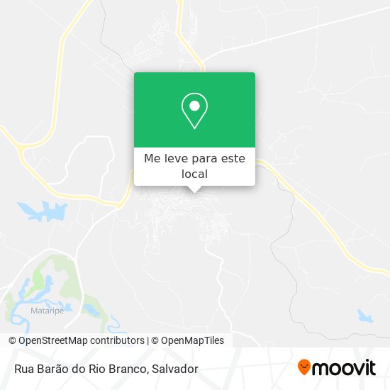 Rua Barão do Rio Branco mapa