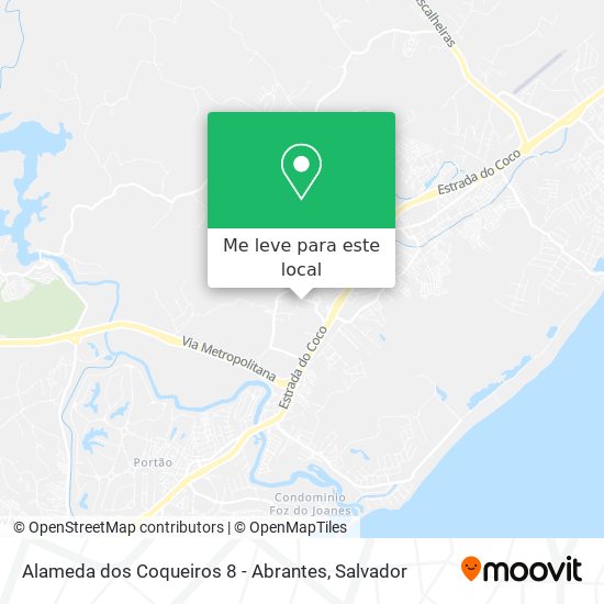 Alameda dos Coqueiros 8 - Abrantes mapa