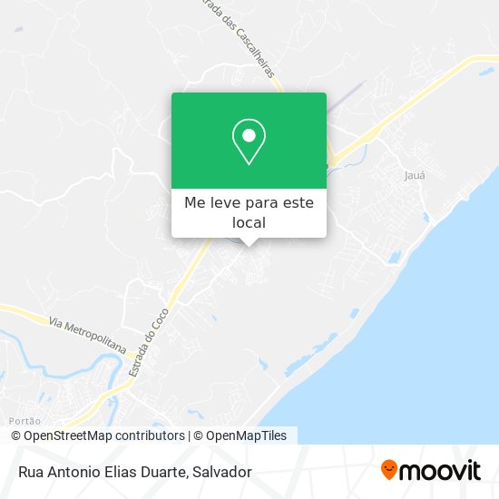 Rua Antonio Elias Duarte mapa
