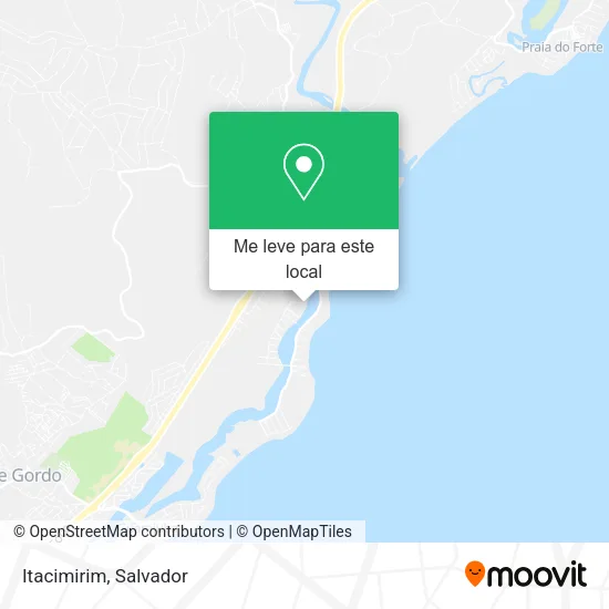 Itacimirim mapa