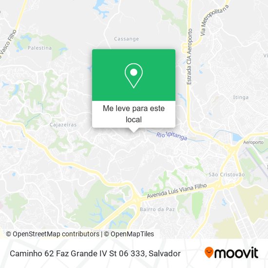 Caminho 62 Faz Grande IV St 06 333 mapa