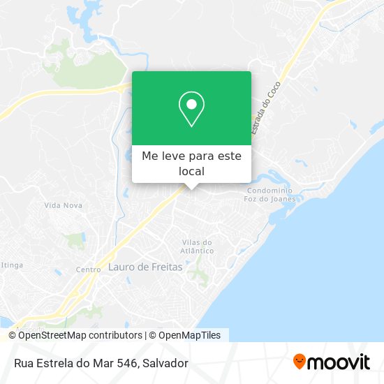 Rua Estrela do Mar 546 mapa