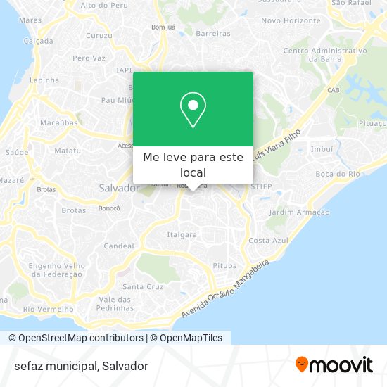 sefaz municipal mapa