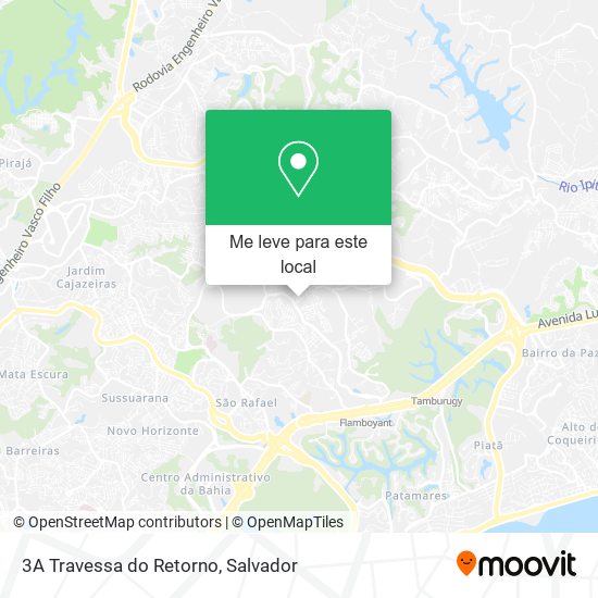 3A Travessa do Retorno mapa