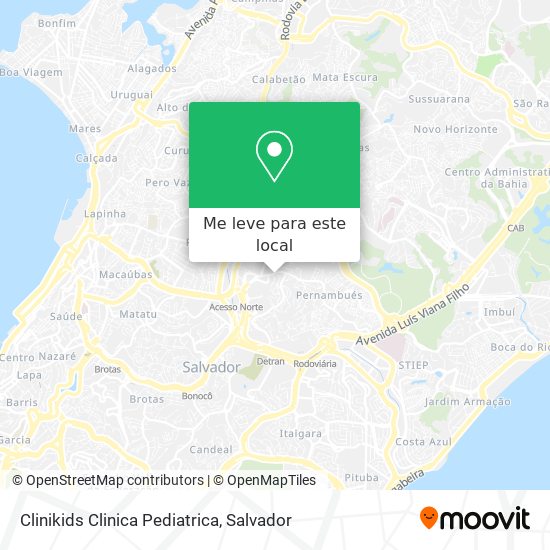 Clinikids Clinica Pediatrica mapa
