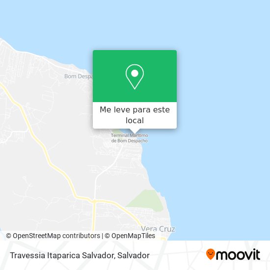 Travessia Itaparica Salvador mapa