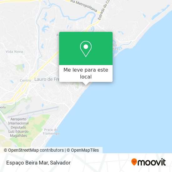Espaço Beira Mar mapa