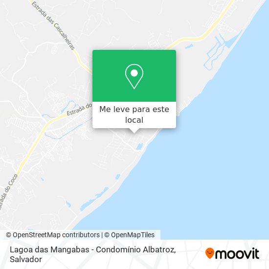 Lagoa das Mangabas - Condomínio Albatroz mapa