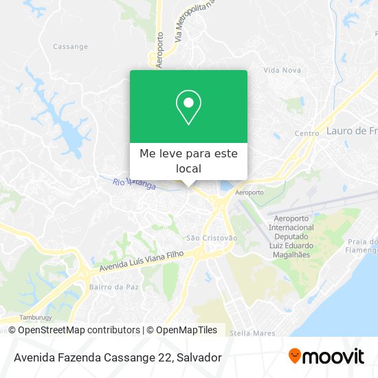 Avenida Fazenda Cassange 22 mapa