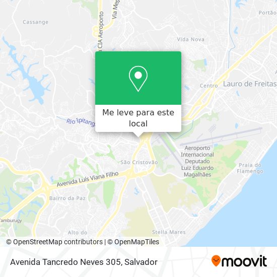 Avenida Tancredo Neves 305 mapa