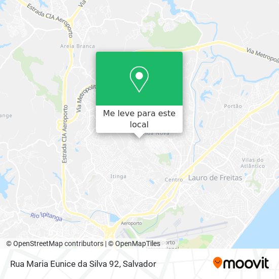 Rua Maria Eunice da Silva 92 mapa