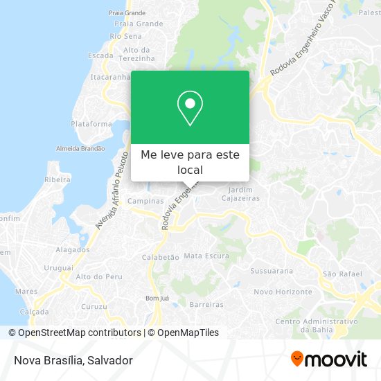 Nova Brasília mapa