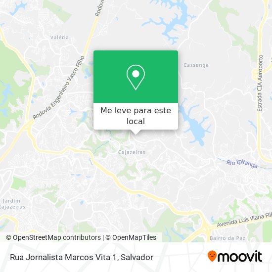 Rua Jornalista Marcos Vita 1 mapa