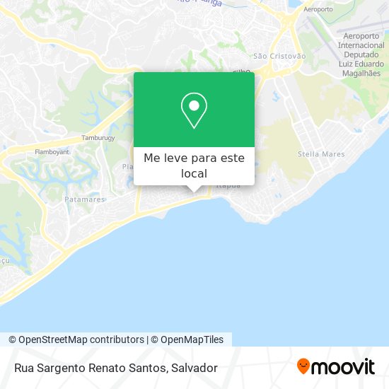 Rua Sargento Renato Santos mapa