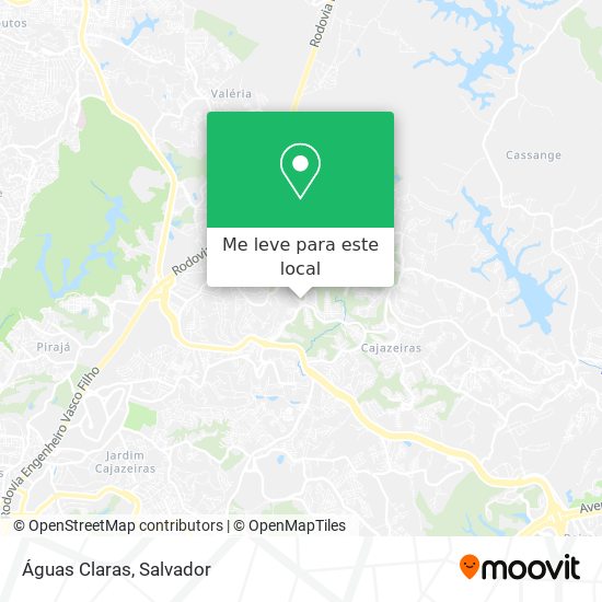 Águas Claras mapa